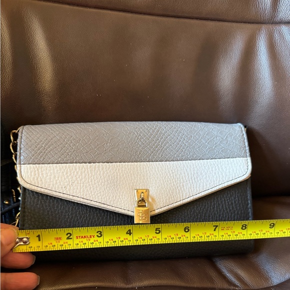 Handbags - Jessica Simpson Stylish Black, Gray, and off White Crossbody Bag, EUC